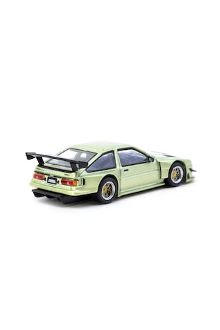 Tarmac Works 1/64 Toyota Sprinter Trueno Ae86 Widebody Green Designed By Jon Sibal