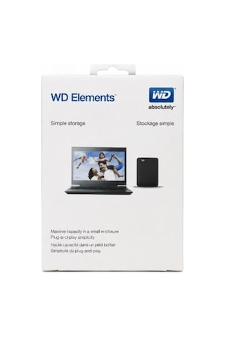 Wd Elements 2.5 Usb 3.0 Harici Hard Disk Kutusu Kutu Seti Usb Kablo Ve Kullanım Kılavuzu Da