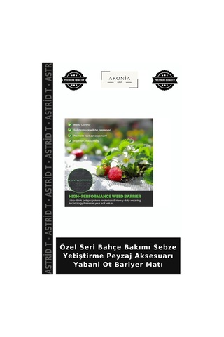 Özel Seri Bahçe Bakımı Sebze Yetiştirme Peyzaj Aksesuarı Yabani Ot Bariyer Matı
