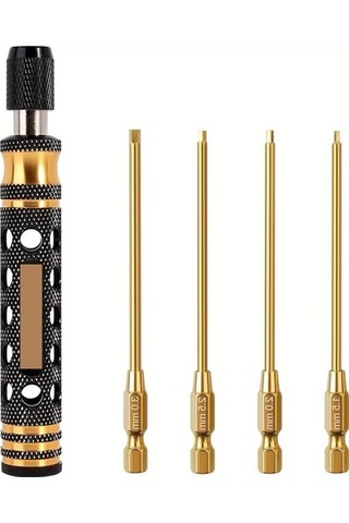 Xuweiwei 4 İn 1 Rc Alet Seti Varyant Altıgen Vida Ve Somun Sürücü 1.5mm 2.0mm 2.5mm 3.0mm Model Araba Tamir Metal