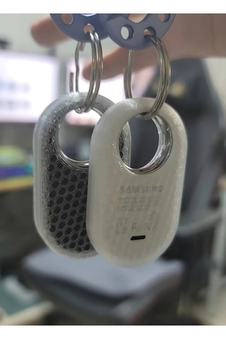 Smart Tag 2 Arı Kovanı Desenli Kılıf Sert Dayanıklı Smarttag2 Koruyucu Siyah