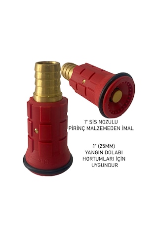 1" Sis Nozul- Yangın Dolap Lansı Pirinç Malzeme N11.46 1" Sis Nozul- Yangın Dolap Lansı Pirinç Malzeme N11.46