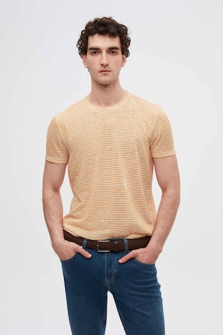 D's Damat Twn Slim Fit Mango Çizgi Baskılı T-shirt 2ec1438360200 Mango