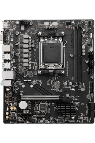 Msı Pro B650m-b Ddr5 6800mhz Oc Hdmı Vga M.2 Matx Am5