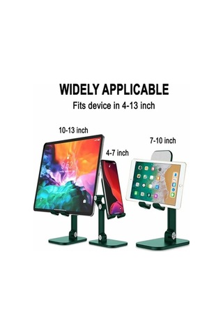 Pazly Katlanabilir Telefon-tablet Standı - Taşınabilir, Masa Ve Araba İçin Siyah