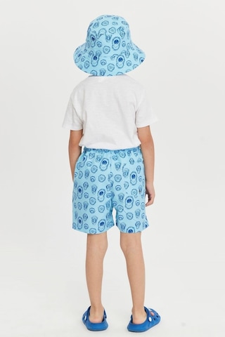Benitto Kids Erkek Çocuk Desenli Bucket Şapka 7007-mavi