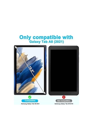 Samsung Galaxy Tab A8 10.5 Sm-x200 2021 Uyumlu Nano Cam Tablet Ekran Koruyucu Nano Screen Protector Kılıf