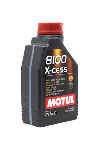 Motul 8100 X-Cess 5W-40 Motor Yağı 12 x 1 L