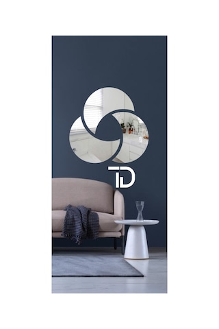 3moon 3 Ay Dekoratif Pleksi Ayna Gümüş 3moon 3 Ay Dekoratif Pleksi Ayna Gümüş