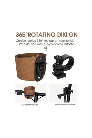 Fortunelane Bisiklet Bardak Tutucu - Her Türlü Bardak İçin Güvenli Ve Pratik Tasarım, Kahve Sevenciler İçin Kahve