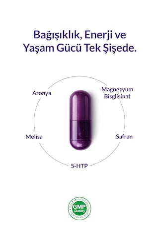 Aroxir Relax Uyku Desteği Aronya, Magnezyum Bisglisinat, 5- Htp, Melisa Ve Safran 30 Kapsül