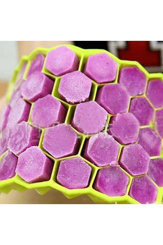 37 Izgara Buz Küpleri Petek Dondurma Makinesi Formu Dıy Kalıp Buzlu Şeker Kalıpları Yoğurt Buz Kutusu Buzdolabı Davranır Dondurucu Yeşil Yeşil