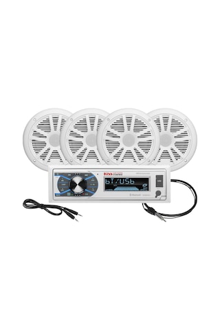 Boss Audio Systems Mck632Wb.64 Usb, Aux Girişli Bluetoothlu Hoparlörlü Marin Teyp Seti