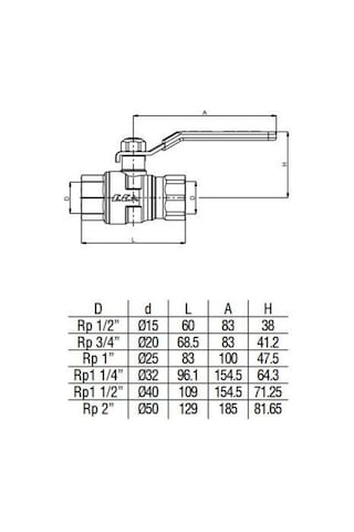 Eca 1 1/2 '' inç İçme Suyu Küresel Valfi Vanası Tam Geçişli 602122183