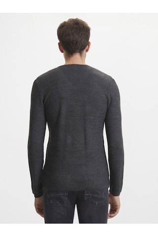 Slim Fit Erkek Kazak Antrasit Melanj-aw18