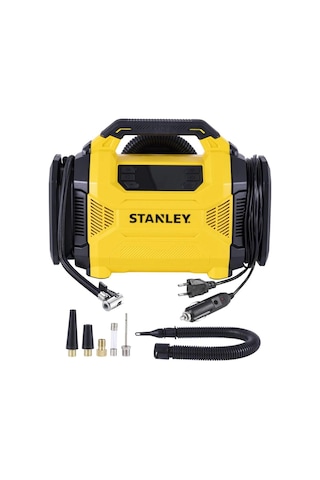 Stanley Sxıf3501 12volt/220volt 150 Psı Dijital Basınç Göstergeli Lastik & Yatak Şişirme Pompası + L