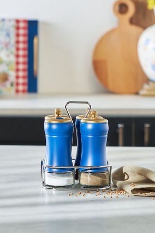 Karaca  Blue Berry 5 Parça Cam Baharat Takımı