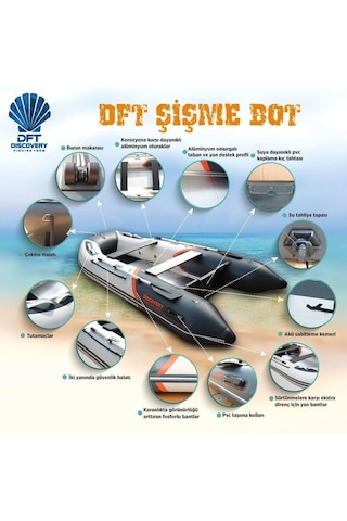 Dft Discovery 330 Alüminyum Katlanır Tabanlı Şişme Bot