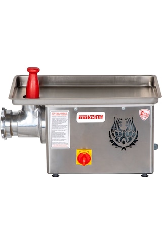 Makchef Et Kıyma Makinesi 12 No 0,55 Kw Güçlü Pratik, Profesyonel Gri - Gümüş