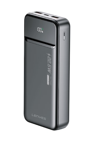 Lenyes Px254d Pd 20w Hızlı Şarj Özellikli Dijital Led Göstergeli Powerbank 22.5w 20000mah Gümüş