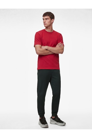 Koton Rahat Kesim Cepli Pamuklu Beli Lastikli Jogger Spor Eşofman Altı Yeşil 6sam40084nk