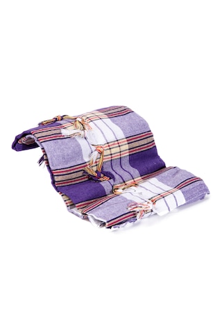 Premium Klasik Hamam Peştemali 2 Li Set %100 Pamuk Spa & Gelin Hamamı 250 Gr Mor