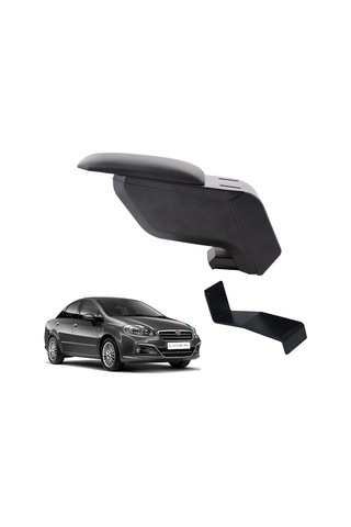 Fiat Linea 2011 Delmesiz Çelik Ayaklı Siyah Kolçak Kol Dayama