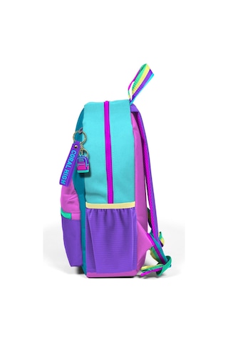 Minik Yuva Sırt Çantası Pembe Pastel Renkli İki Bölmeli 23559