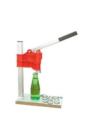 Şişe Kapatma Aleti Soda Gazoz Sos Şişe Kapağı Kapatma 200 Kapak