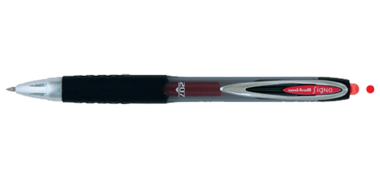 Roller Kalem Signo 207 Jel Bilye Uç Mekanik 0.7 Mm Kırmızı Umn-207 Diğer
