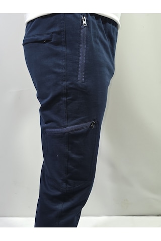 Jump Erkek Slim Fit Pamuklu 2 İplik Eşofman Altı Lacivert