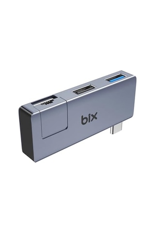 Bix Bx21hb 3in1 Type-c To Usb 3.2 Usb 2.0 Rj45 10/100 Dönüştürücü Adaptör, Apple MacBook Uyumlu, Type C Ethernet Çevirici Usb