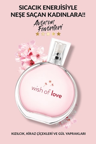 Avon Wish of Love Kadın Parfüm EDT 50 ML