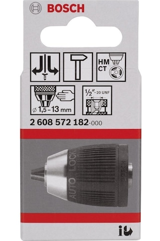 Bosch Anahtarsız Mandren 1.5 - 13 mm. 1/2" - 20 - 2608572182