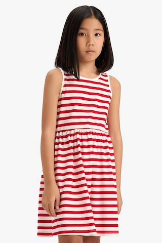 DeFacto Kız Çocuk Bisiklet Yaka Çizgili Kolsuz Yazlık Elbise B4340A825SMRD51