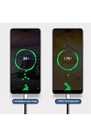 Zyzqstore Klipsli Dc12v-24v Qc3.0 Usb Hızlı Şarj Güç Adaptörü, Beyaz, 1 Adet 1 Adet