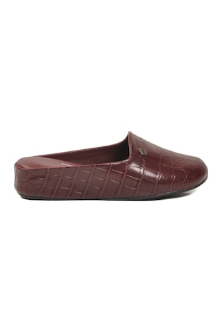 Pierre Cardin Bordo Hafif Önü Kapalı Kadın Ev Terliği Pc-55373 Z Bordo