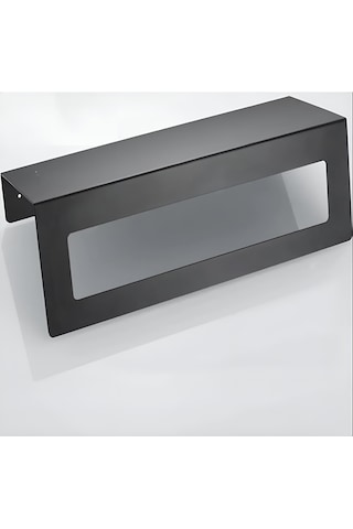 Hvngroup Metal 50 Cm Raflı Havlu Askısı Siyah