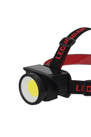 Panther Pt-5220 Usb Solar Şarjlı Kafa Lambası Siyah