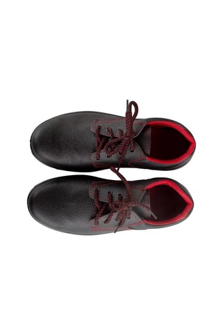 Deri İş Ayakkabısı Çelik Burunlu Kaymaz 110 En Iso 20345 Pars Rolax Suya Siyah