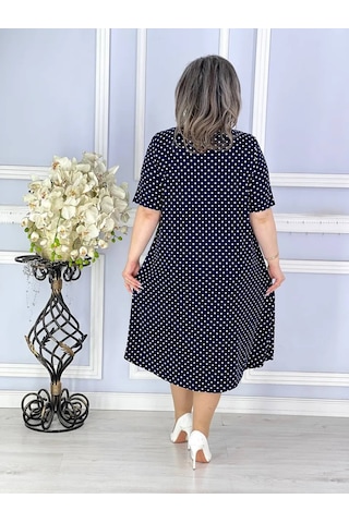 Adenashop Günlük Büyük Kıyafet A-kesim Elbise 445402455