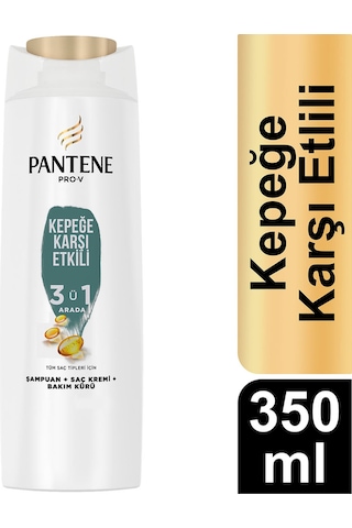 Pantene Kepeğe Karşı Etkili 3'ü1 Arada Şampuan 350 ML