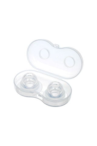 Hangfox Anne Bebek Beslenirken Kullanan Silikon Meme Ucu Koruması 2'li Paket - Saklama Kutulu, Düz/kısa/girişik Uçları Düzeltir