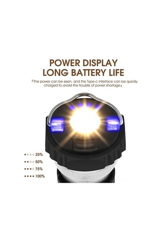 Maoyaya Taşınabilir Manyetik Kamp Feneri, Led Çadır Aydınlatma, Acil Durum El Feneri, Yeşil Renk Yeşil Yeşil