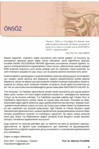 Sağlık Bilimlerinde Anatomi Atlası ( 3.Baskı )