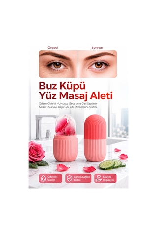 Yüz, Göz Ve Boyun İçin Soğuk Terapi Masaj Aleti, Silikon Buz Küpü Rulo Göz Torbalarını Giderme Çok Renkli - 904956345 Yüz, Göz Ve Boyun İçin Soğuk Terapi Masaj Aleti, Silikon Buz Küpü Rulo Göz Torbalarını Giderme Çok Renkli - 904956345