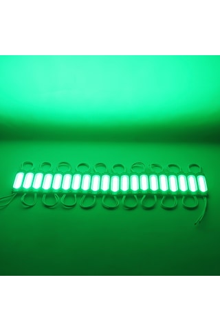 12 Volt 2 Watt Yeşil Modül Led 68x16 Mm