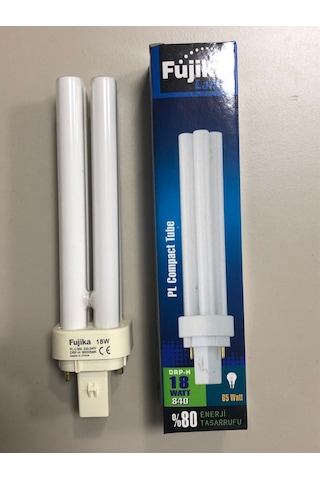 5 Adet Fujika Plc 18w/840 2p 4000 Kelvin Günışığı Boy:15cm 10w-13w Yerine Olmaz