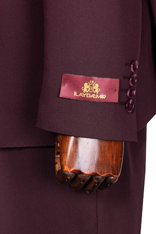 İlayda Emir Luxury, İtalyan Kesim, Slim Fit, Blazer, Erkek Takım Bordo