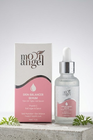 Skın Balancer Serum 30 Ml Tüm Cilt Tipleri İçin Nemlendirici & Cilt Dengeleyici Yüz Serumu Vitamin C + Kırmızı Alg